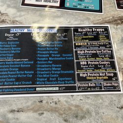 Healthy But Good Cary - Menu of meal replacement