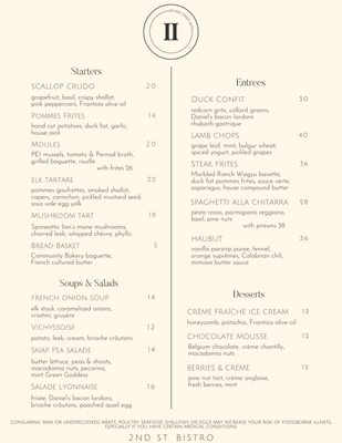 Menu photo 1 2nd Street Bistro Livingston, MT