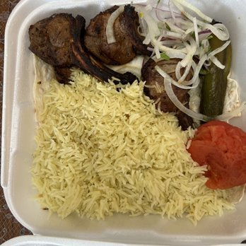 Yerevan - Another lamb chop plate with rice - Armenian Near Me - Carmichael, California