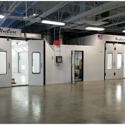 Modern Auto Body - Paint area