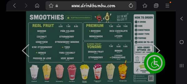 Menu photo 4 Bambu Westminster, CO