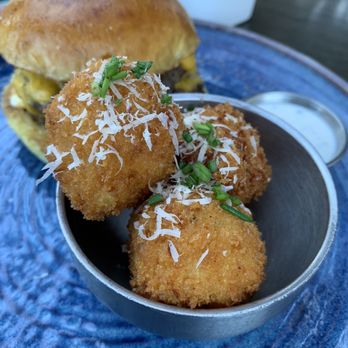 Eureka! - Mac n cheese balls - American Near Me - Aliso Viejo, California Eureka! - Mac n cheese balls - American Near Me - Aliso Viejo, California