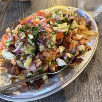 It's Greek To Me - Chicken gyro cheese fries with Greek pico and tzatziki ranch - Greek Near Me - Fort Lee, New Jersey