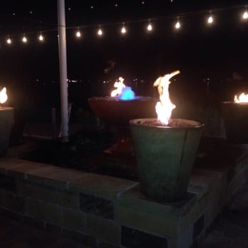 Cobalt - Water/fire fountain on the patio - Seafood Near Me - Orange Beach, Alabama Cobalt - Water/fire fountain on the patio - Seafood Near Me - Orange Beach, Alabama