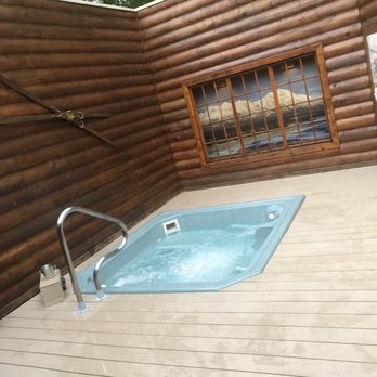 Oasis Hot Tub Gardens - Outside "room" - Swimming Pools Near Me - Comstock Park, Michigan