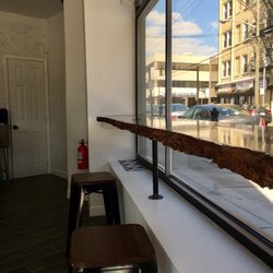 Lots of natural light with the large windows