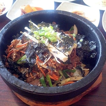 Miga - Bulgogi hot stone bowl bibimbap - Korean Near Me - Fremont, California Miga - Bulgogi hot stone bowl bibimbap - Korean Near Me - Fremont, California
