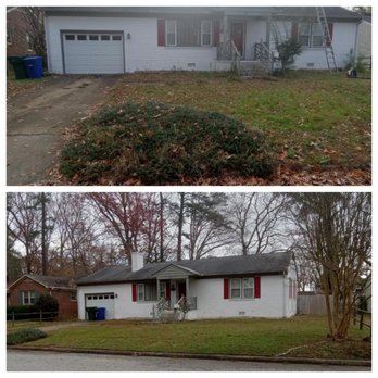 Hawks Lawn Care Services & More - Before & After Yard Work - Lawn Services Near Me - Hampton, Virginia