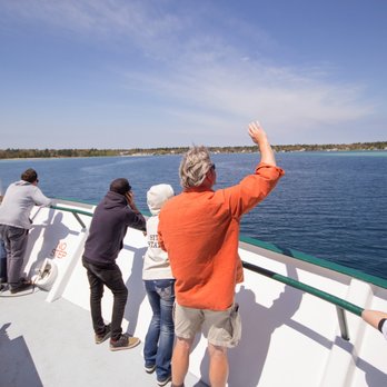Beaver Island Boat - The Emerald Isle heading into Paradise Bay, Beaver Island. - Boat Tours Near Me - Charlevoix, Michigan Beaver Island Boat - The Emerald Isle heading into Paradise Bay, Beaver Island. - Boat Tours Near Me - Charlevoix, Michigan