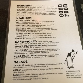 Mickey's Tavern - Menu - New American Near Me - Madison, Wisconsin