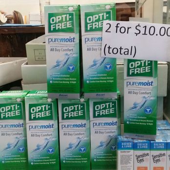 Kan Curtis, OD - Awesome Deal! $10 for 2 Boxes - 10 FL OZ Opti-Free Contact Lenses Solutions. Tried to get me 2 buy 2 more when they saw me holding $20, lol! - Optometrists Near Me Kan Curtis, OD - Awesome Deal! $10 for 2 Boxes - 10 FL OZ Opti-Free Contact Lenses Solutions. Tried to get me 2 buy 2 more when they saw me holding $20, lol! - Optometrists Near Me