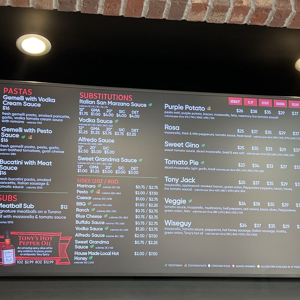 Slice House by Tony Gemignani - Menu - Pizza Near Me - Porter Ranch, California Slice House by Tony Gemignani - Menu - Pizza Near Me - Porter Ranch, California