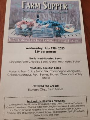 Menu photo 1 Fireside Restaurant Port Ludlow, WA