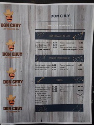 Menu photo 2 Don Chuy Taqueria Sauk Rapids, MN