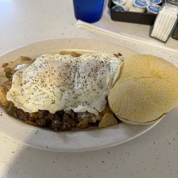 Tasswood Bakery - Cowboy Breakfast hash. Homemade English muffin! - Pizza Near Me - Pennellville, New York Tasswood Bakery - Cowboy Breakfast hash. Homemade English muffin! - Pizza Near Me - Pennellville, New York
