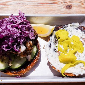 Hook Fish - Top view - rockfish sandwich - Seafood Near Me - San Francisco, California