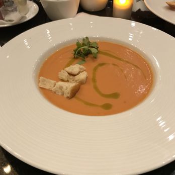 RENOIR Restaurant - Gazpacho from the bar menu. Yum - French Near Me - Montreal, Quebec