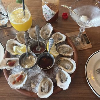 The Hudson House - Oyster specials for the day! Perfection - New American Near Me - Nyack, New York