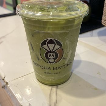 Gotcha Matcha & Espresso - Gotcha Matcha Latte iced - Coffee & Tea Near Me - Charlotte, North Carolina