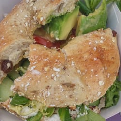 Coffeeserie - Le bagel vegetarien = pur bonheur
