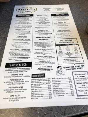 Menu photo 7 Kelly O's Diner Pittsburgh, PA Menu photo 7 Kelly O's Diner Pittsburgh, PA