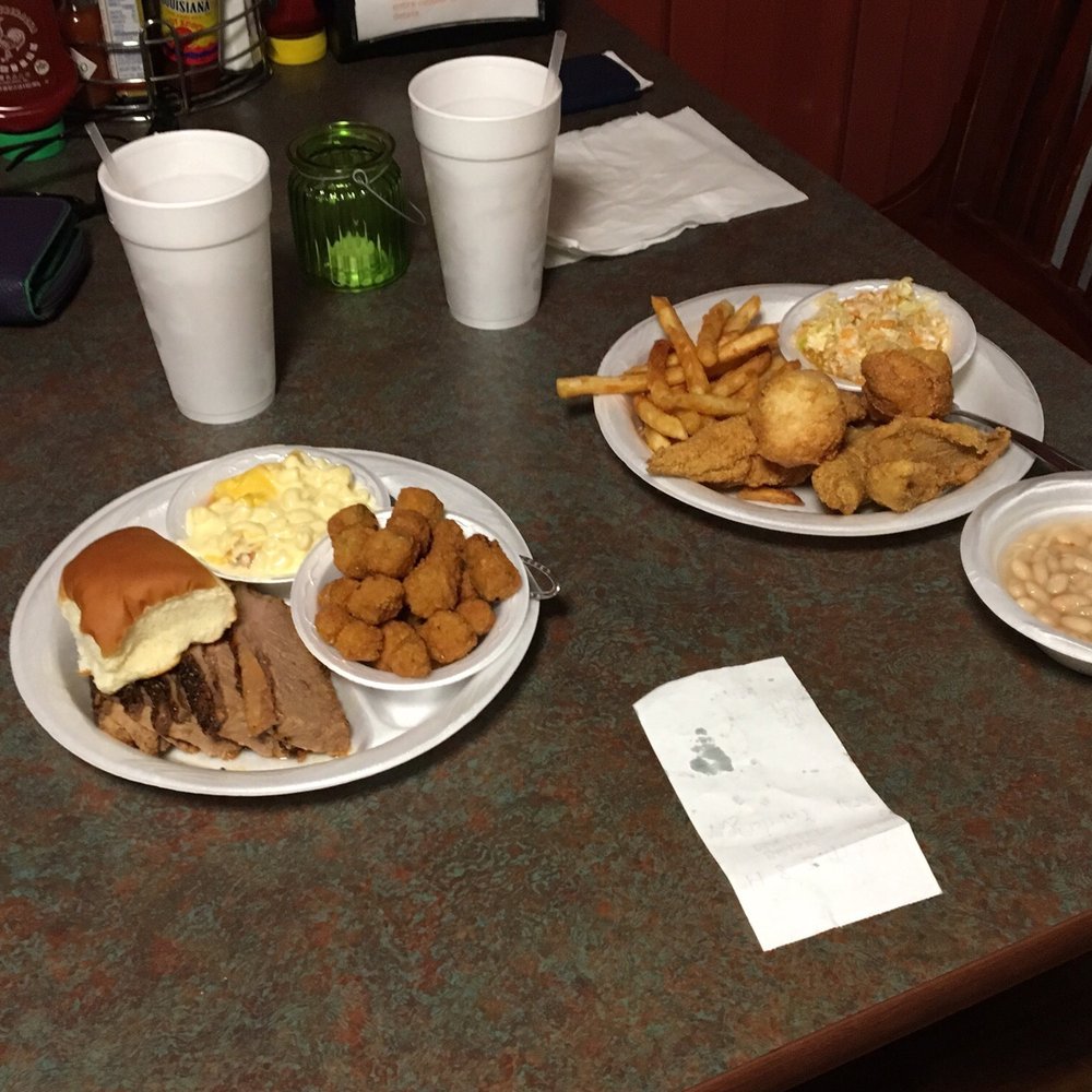 Rochelle's Bar None BBQ - Our dinner - Barbeque Near Me - Hurricane Mills, Tennessee Rochelle's Bar None BBQ - Our dinner - Barbeque Near Me - Hurricane Mills, Tennessee