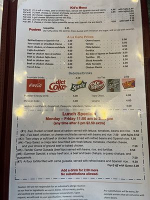 Menu photo 2 El Tejano Channelview, TX