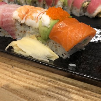 Fugaku Sushi - Rainbow roll - Japanese Near Me - Bellingham, Washington Fugaku Sushi - Rainbow roll - Japanese Near Me - Bellingham, Washington
