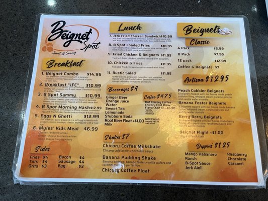 Menu photo 2 Beignet Spot Riverside, CA