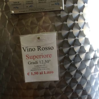 Fiasco & Bottiglia - their house red - yummy!! - Wine Tasting Room Near Me - Poggibonsi, SI