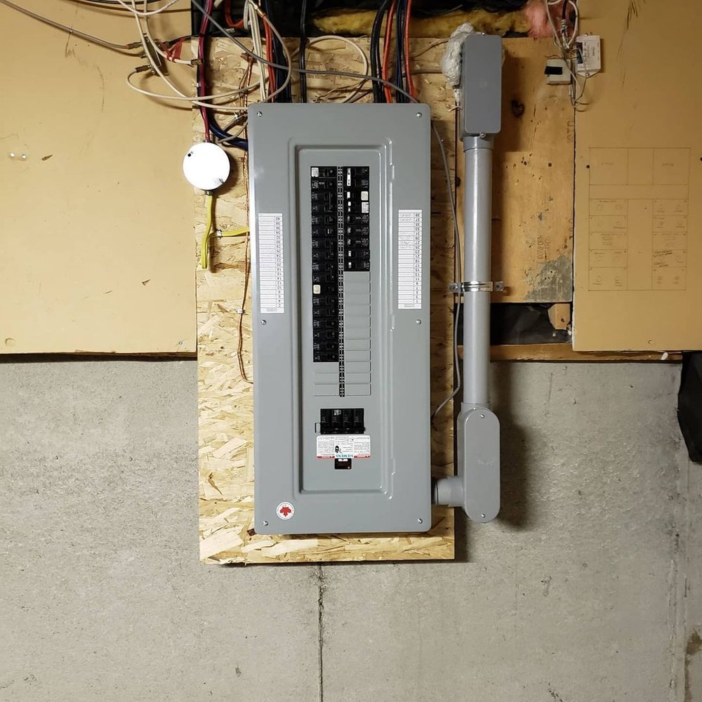 Slide of Power Box Electrician Service
