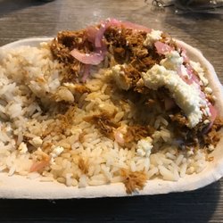 The Taco Shack - Chicken rice bowl.