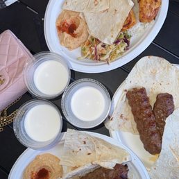 So delicious Kebab plate and Chicken Thighs Plate