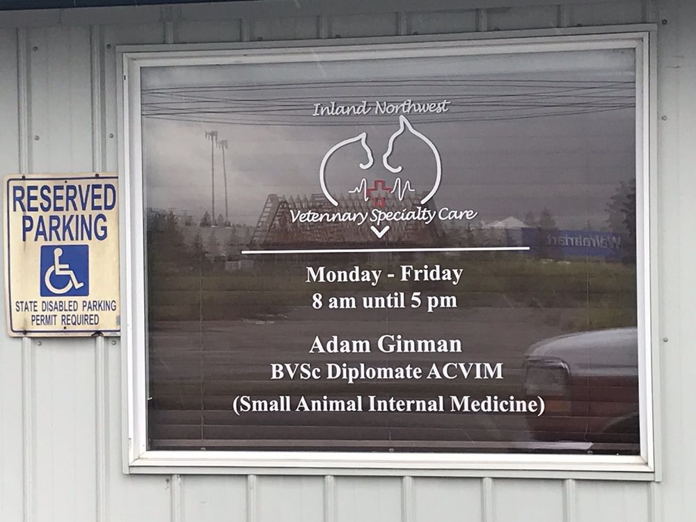 ADAM GINMAN, BVSC INLAND NORTHWEST VETERINARY SPECIALTY CARE 3046 E