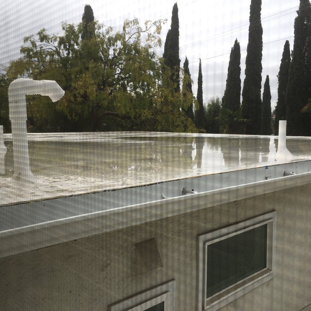 Hull Brothers Roofing - New "swimming pool" on our roof. - Roofing Near Me - Culver City, California Hull Brothers Roofing - New "swimming pool" on our roof. - Roofing Near Me - Culver City, California