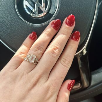 Palazzio Nail Lounge - Full dip set with extensions by Travis - Nail Salons Near Me - Houston, Texas Palazzio Nail Lounge - Full dip set with extensions by Travis - Nail Salons Near Me - Houston, Texas