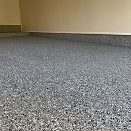 New garage floor