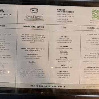 The Boy & The Bear - Menu - Coffee & Tea Near Me - Pasadena, California The Boy & The Bear - Menu - Coffee & Tea Near Me - Pasadena, California