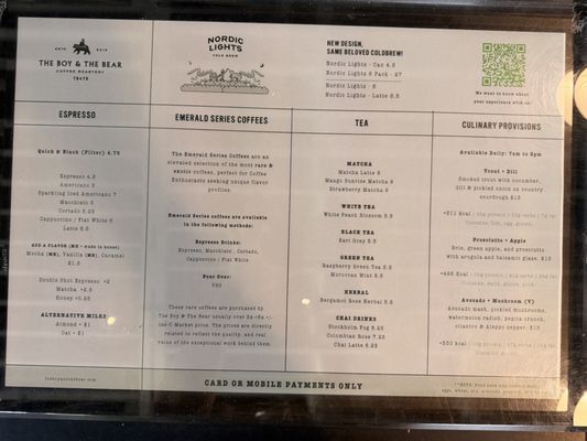 Menu photo 2 The Boy & The Bear Pasadena, CA