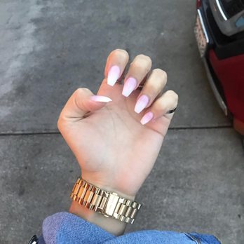 Sparkle Nails - ombre, acrylics with gel color thanks jenny! - Nail Salons Near Me - Fremont, California Sparkle Nails - ombre, acrylics with gel color thanks jenny! - Nail Salons Near Me - Fremont, California