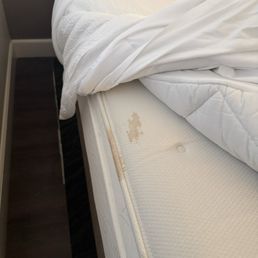 Soaked mattresses. Soaked mattresses.