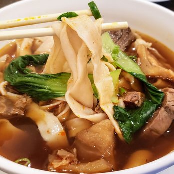 A & J Bistro - #1100 on menu. Spicy Beef & Tendon Noodle Soup Szechuan-ish. - Taiwanese Near Me - East Hanover, New Jersey