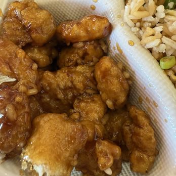 Panda Express - Orange batter, not orange chicken. - Chinese Near Me - Apple Valley, California Panda Express - Orange batter, not orange chicken. - Chinese Near Me - Apple Valley, California