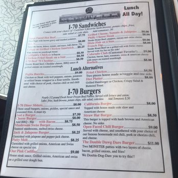 I-70 Diner - Menu - Diners Near Me - Flagler, Colorado I-70 Diner - Menu - Diners Near Me - Flagler, Colorado