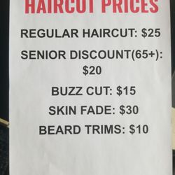 Nick's Barber Shop - New Pricing!
