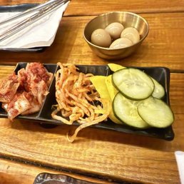 Ban chan....with quail egg. Ban chan....with quail egg.
