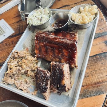 Whiskey 'N Rye Smokehouse - BBQ Sampler Trio - Barbeque Near Me - Solvang, California Whiskey 'N Rye Smokehouse - BBQ Sampler Trio - Barbeque Near Me - Solvang, California
