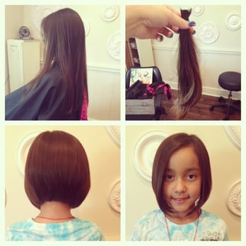 Pink Salon - 10 year old Kaitlyn donated her hair to locks of love! Cut @ style by Brandi Hazen - Hair Stylists Near Me - Tomball, Texas Pink Salon - 10 year old Kaitlyn donated her hair to locks of love! Cut @ style by Brandi Hazen - Hair Stylists Near Me - Tomball, Texas