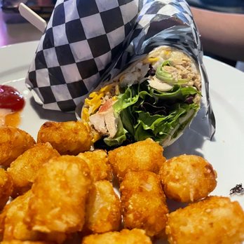 The Shed - Chicken wrap and tots - American Near Me - Boise, Idaho