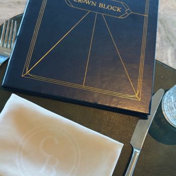 Crown Block - Attention to detail with the napkin and menu - Sushi Bars Near Me - Dallas, Texas Crown Block - Attention to detail with the napkin and menu - Sushi Bars Near Me - Dallas, Texas